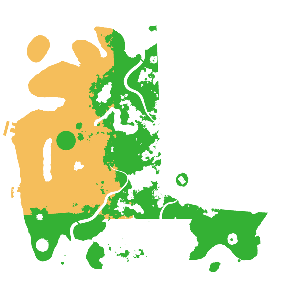 Biome Rust Map: Procedural Map, Size: 4000, Seed: 104908595