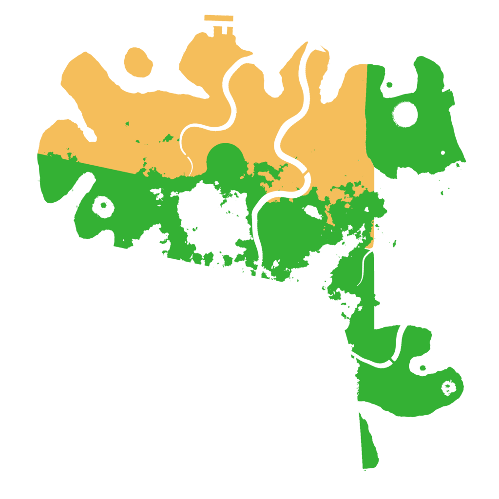 Biome Rust Map: Procedural Map, Size: 3500, Seed: 502363501