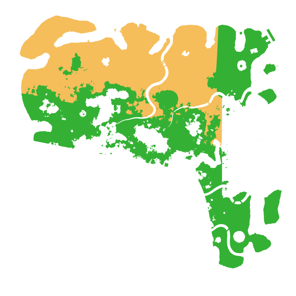 Biome Rust Map: Procedural Map, Size: 4500, Seed: 1545817879