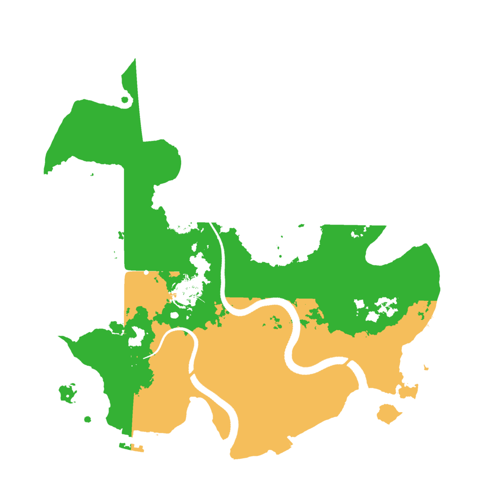Biome Rust Map: Procedural Map, Size: 3000, Seed: 1450990211
