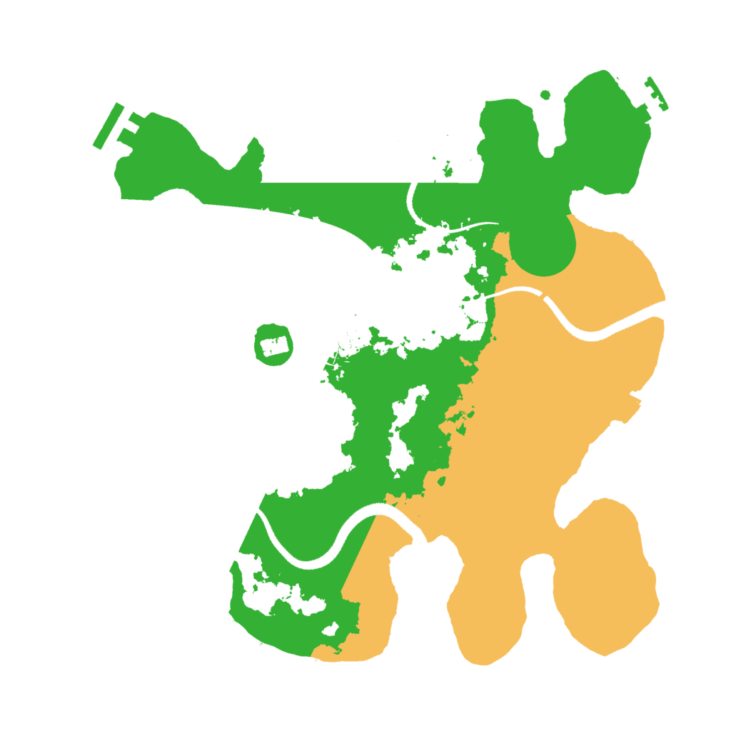 Biome Rust Map: Procedural Map, Size: 3000, Seed: 1309945689