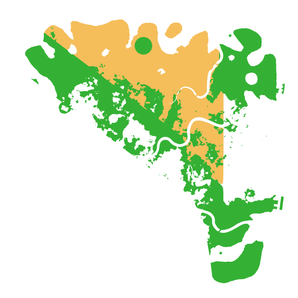 Biome Rust Map: Procedural Map, Size: 4500, Seed: 1774081715