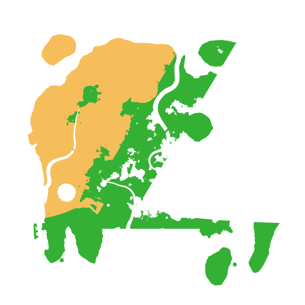 Biome Rust Map: Procedural Map, Size: 3000, Seed: 30826