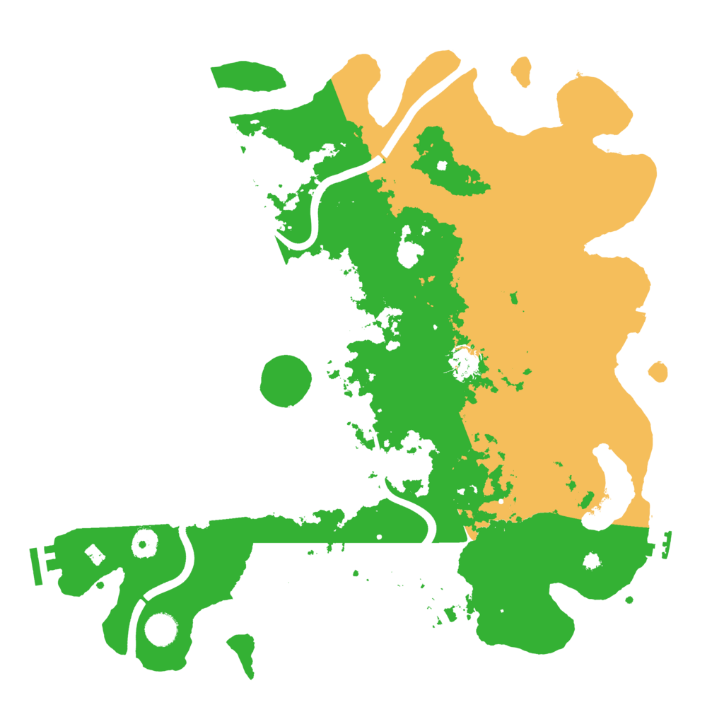 Biome Rust Map: Procedural Map, Size: 3900, Seed: 428843154