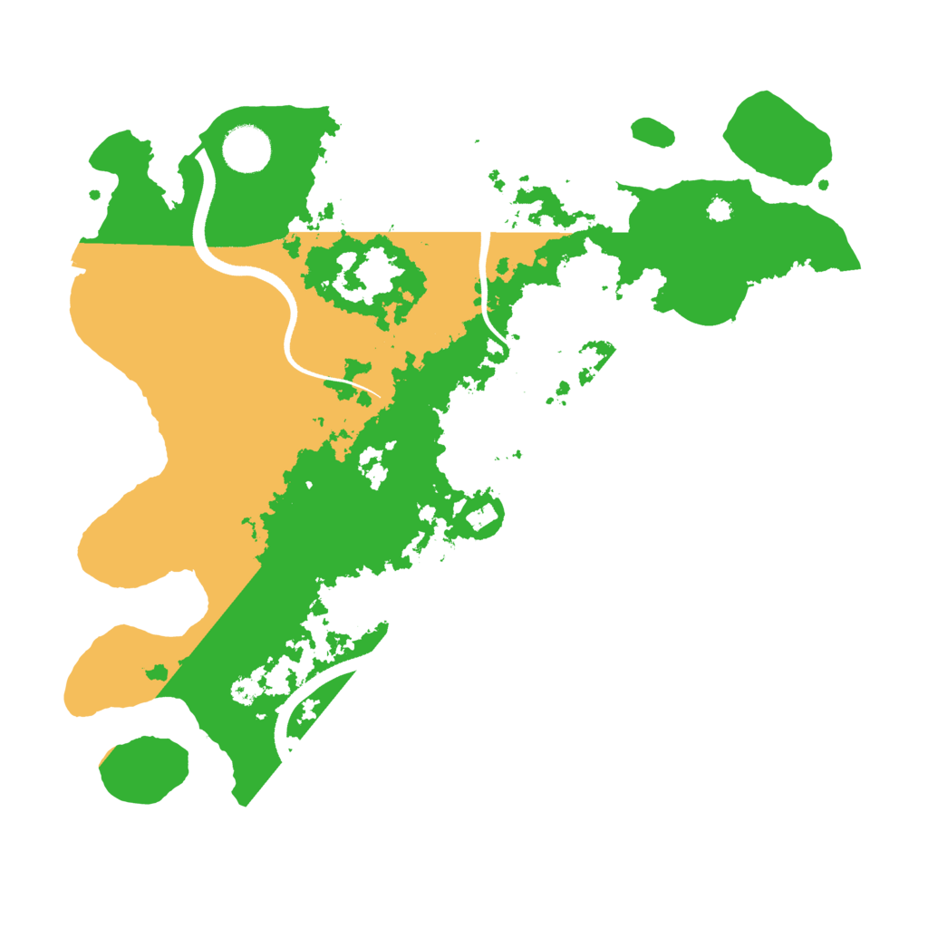 Biome Rust Map: Procedural Map, Size: 3500, Seed: 848213