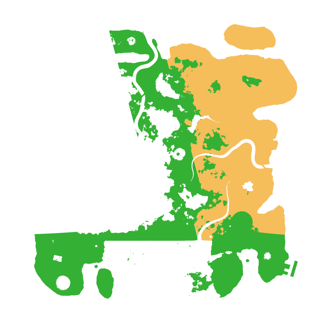 Biome Rust Map: Procedural Map, Size: 4000, Seed: 609168304