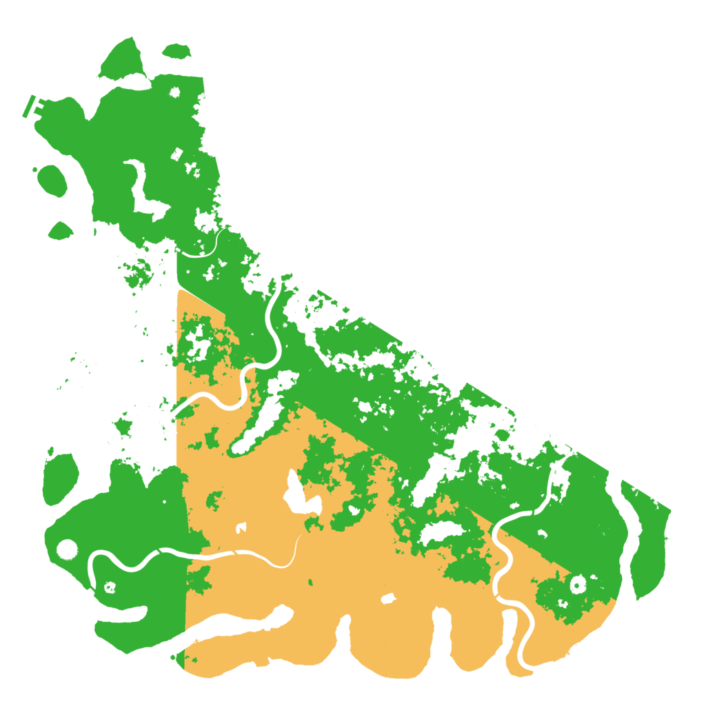 Biome Rust Map: Procedural Map, Size: 6000, Seed: 1553315109