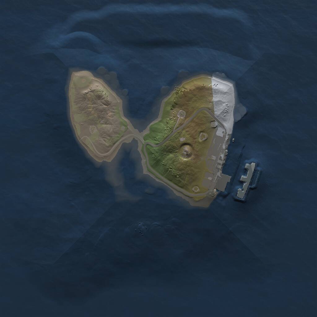 Rust Map: Procedural Map, Size: 1300, Seed: 130140019, 2 Monuments