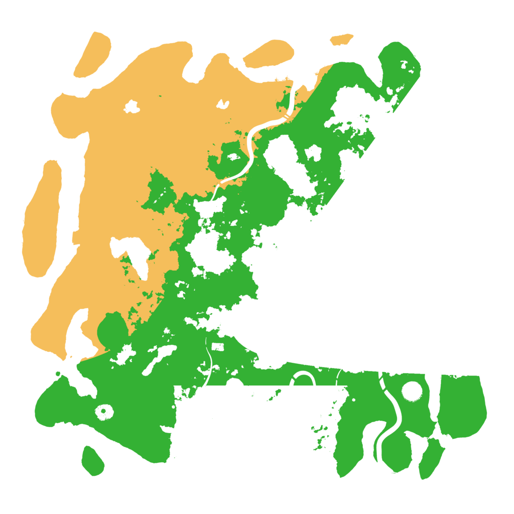 Biome Rust Map: Procedural Map, Size: 4500, Seed: 8491938