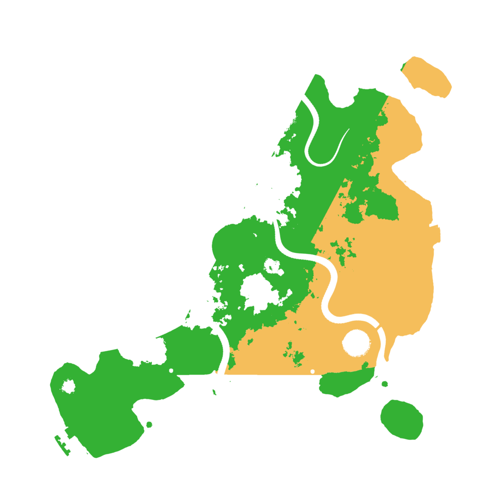 Biome Rust Map: Procedural Map, Size: 3300, Seed: 272727