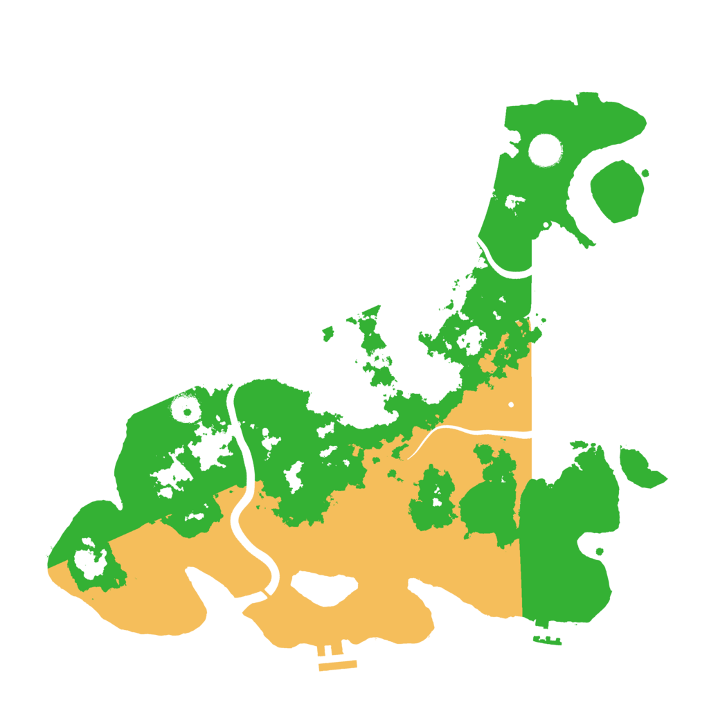 Biome Rust Map: Procedural Map, Size: 3750, Seed: 850580