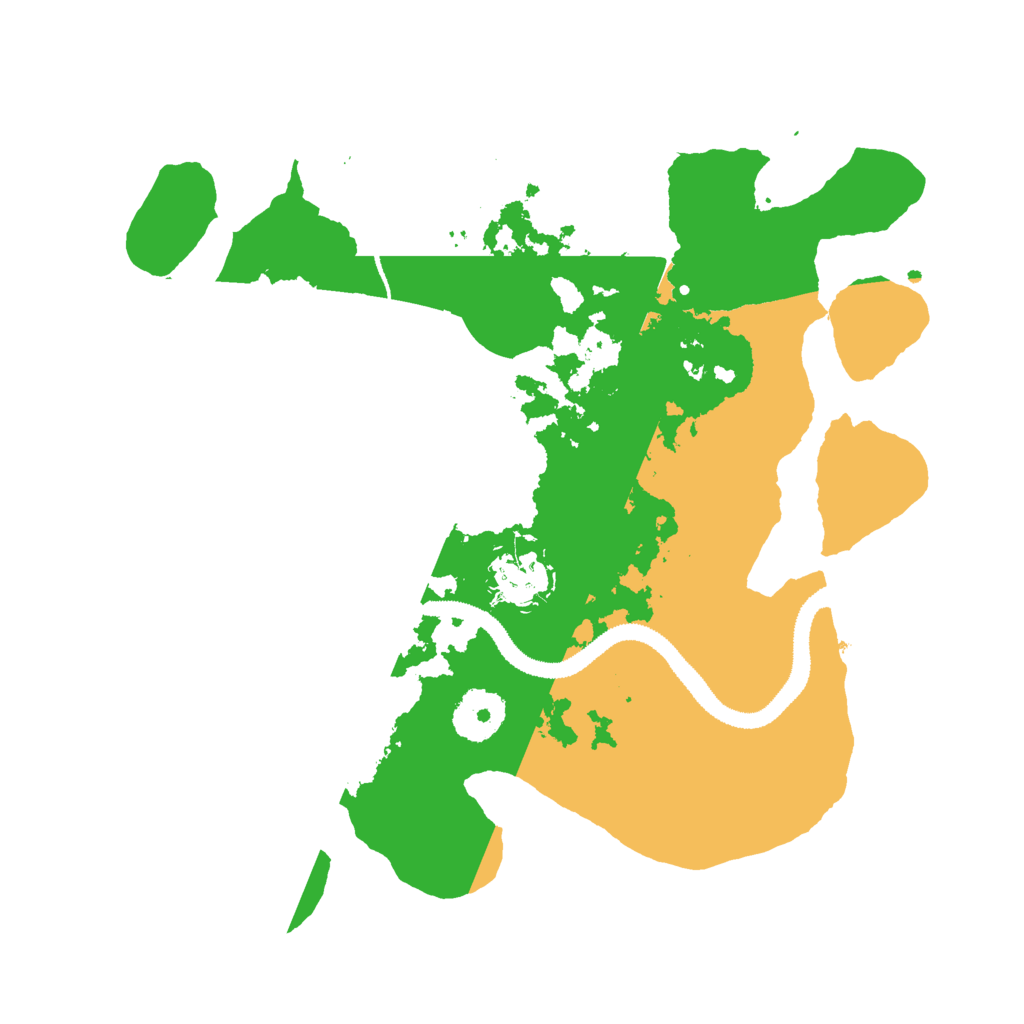 Biome Rust Map: Procedural Map, Size: 3000, Seed: 1259480131