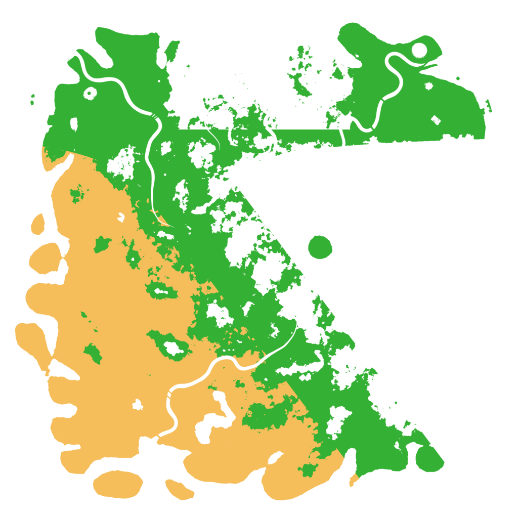 Biome Rust Map: Procedural Map, Size: 6000, Seed: 6000052