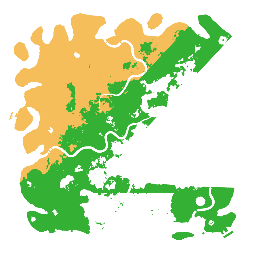 Biome Rust Map: Procedural Map, Size: 4800, Seed: 190234804