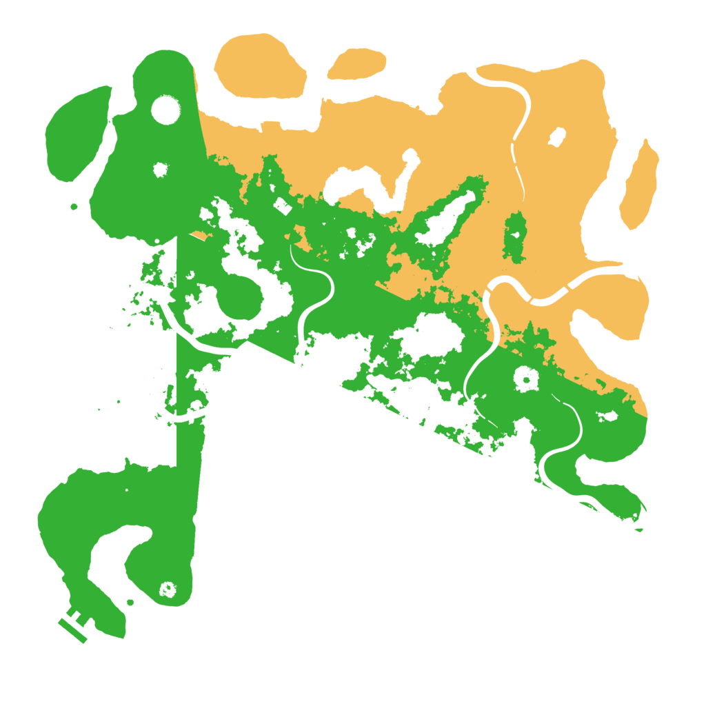 Biome Rust Map: Procedural Map, Size: 4300, Seed: 2010125539