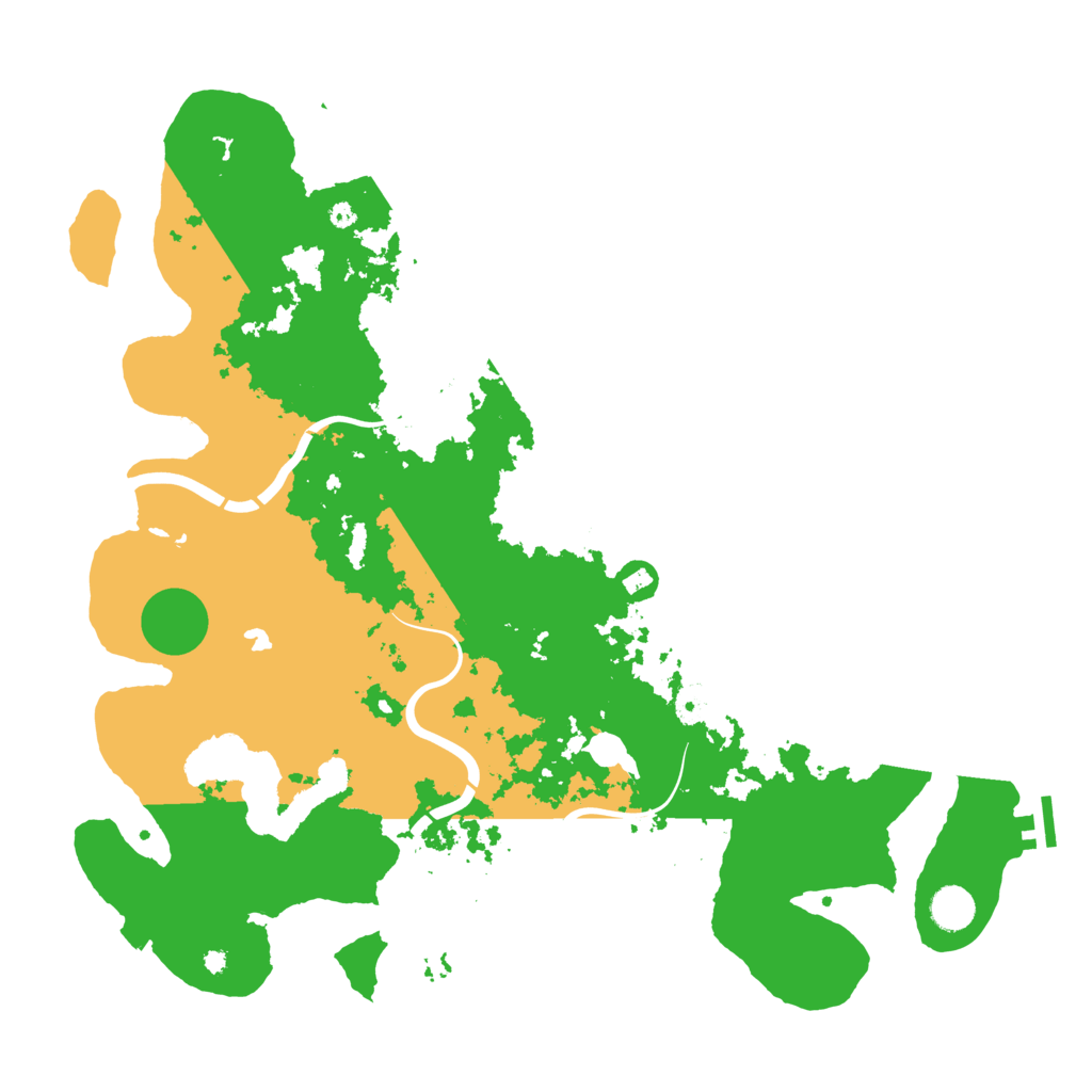 Biome Rust Map: Procedural Map, Size: 4300, Seed: 3412345