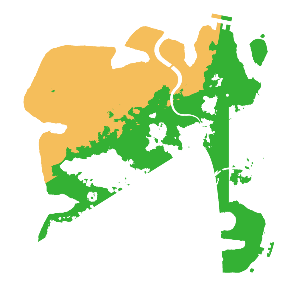Biome Rust Map: Procedural Map, Size: 3000, Seed: 28062