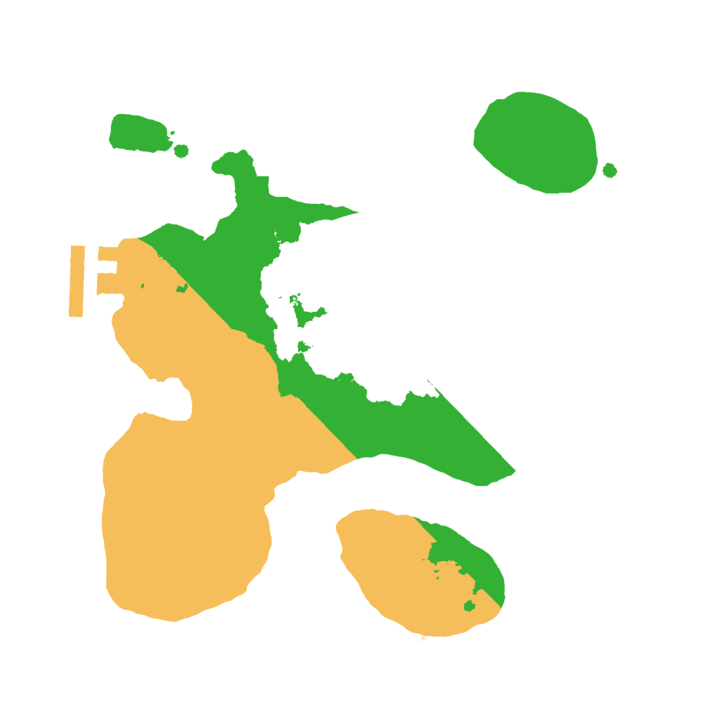 Biome Rust Map: Procedural Map, Size: 2000, Seed: 36217