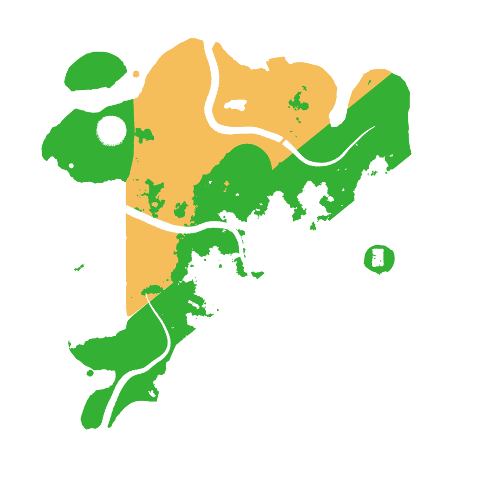 Biome Rust Map: Procedural Map, Size: 3000, Seed: 249168260