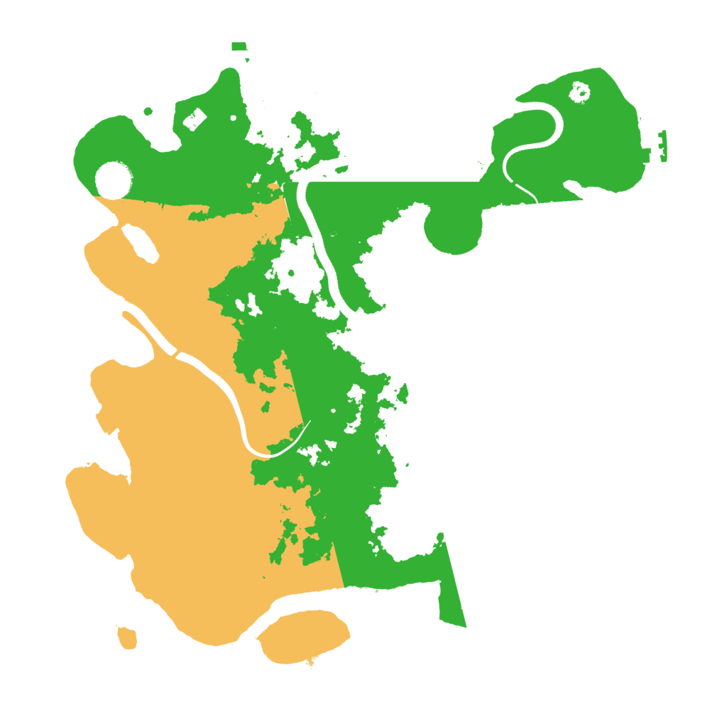 Biome Rust Map: Procedural Map, Size: 3500, Seed: 169557266