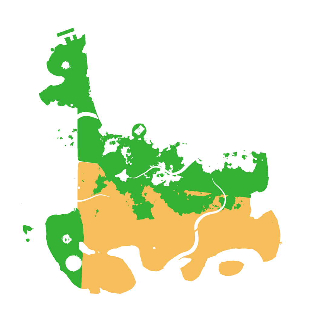 Biome Rust Map: Procedural Map, Size: 3500, Seed: 1071862220