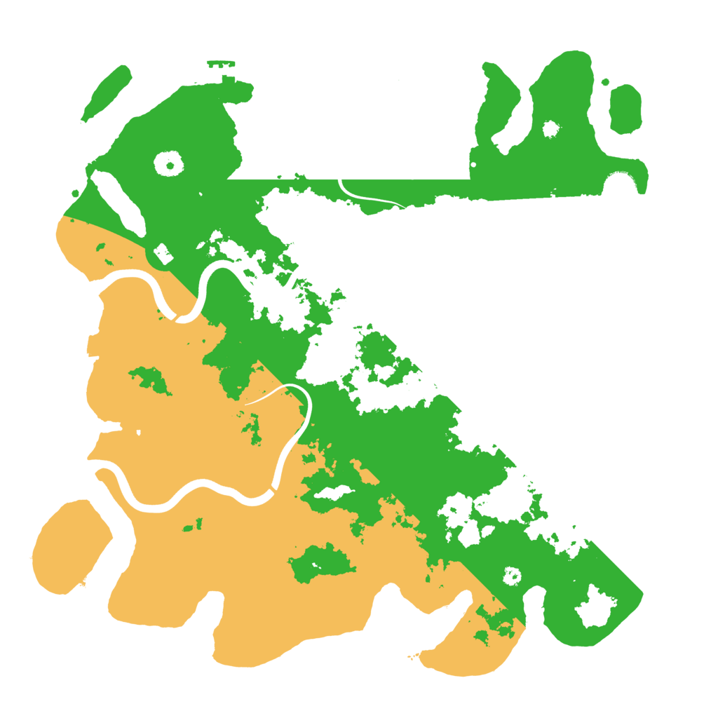 Biome Rust Map: Procedural Map, Size: 3900, Seed: 105687372