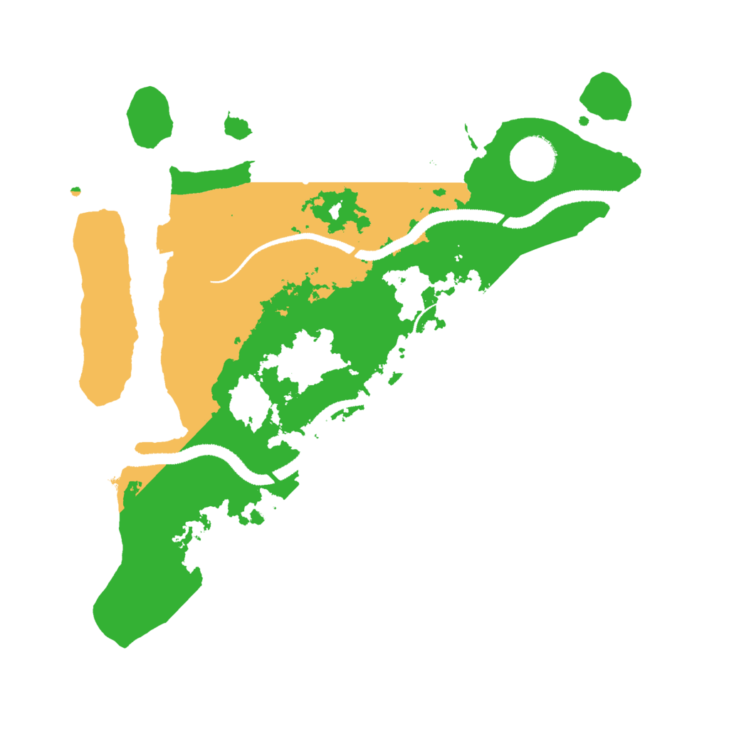 Biome Rust Map: Procedural Map, Size: 3000, Seed: 93186