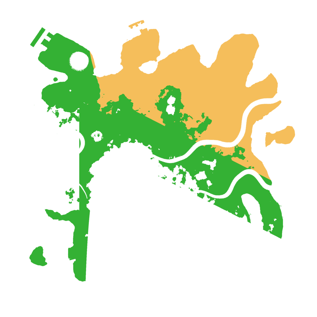 Biome Rust Map: Procedural Map, Size: 3000, Seed: 956341