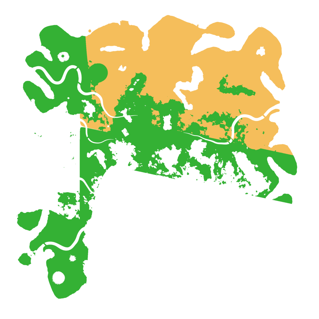 Biome Rust Map: Procedural Map, Size: 4500, Seed: 24681357