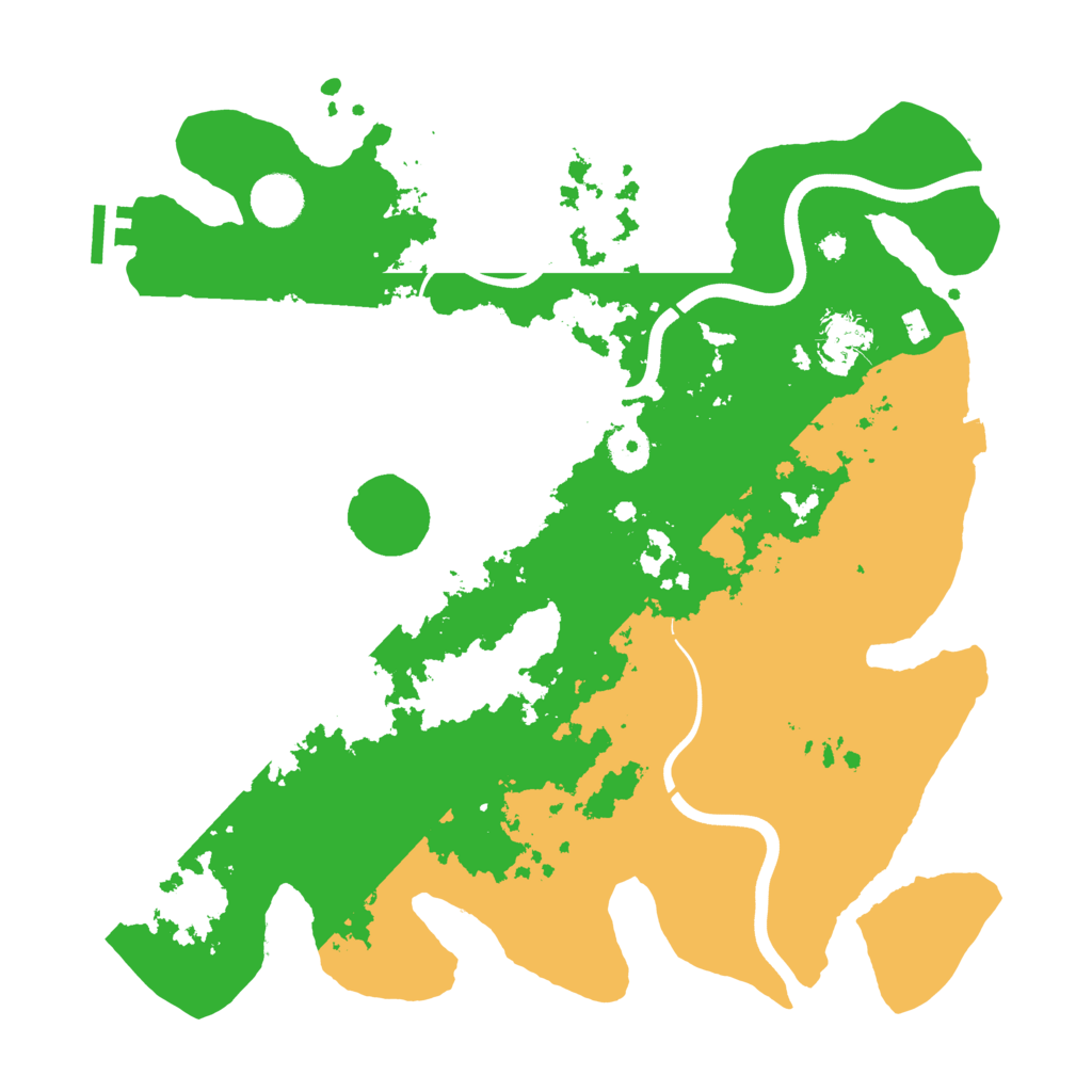 Biome Rust Map: Procedural Map, Size: 3750, Seed: 526150272