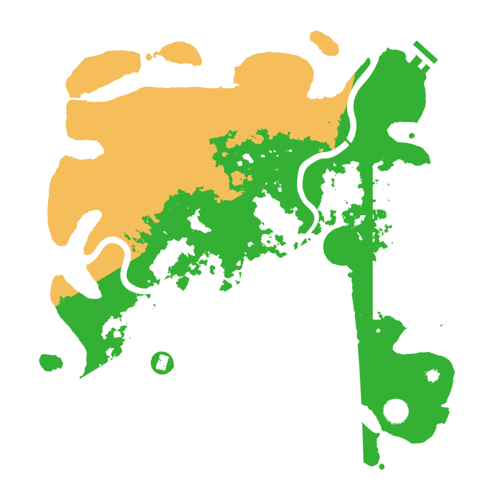 Biome Rust Map: Procedural Map, Size: 3500, Seed: 876354765
