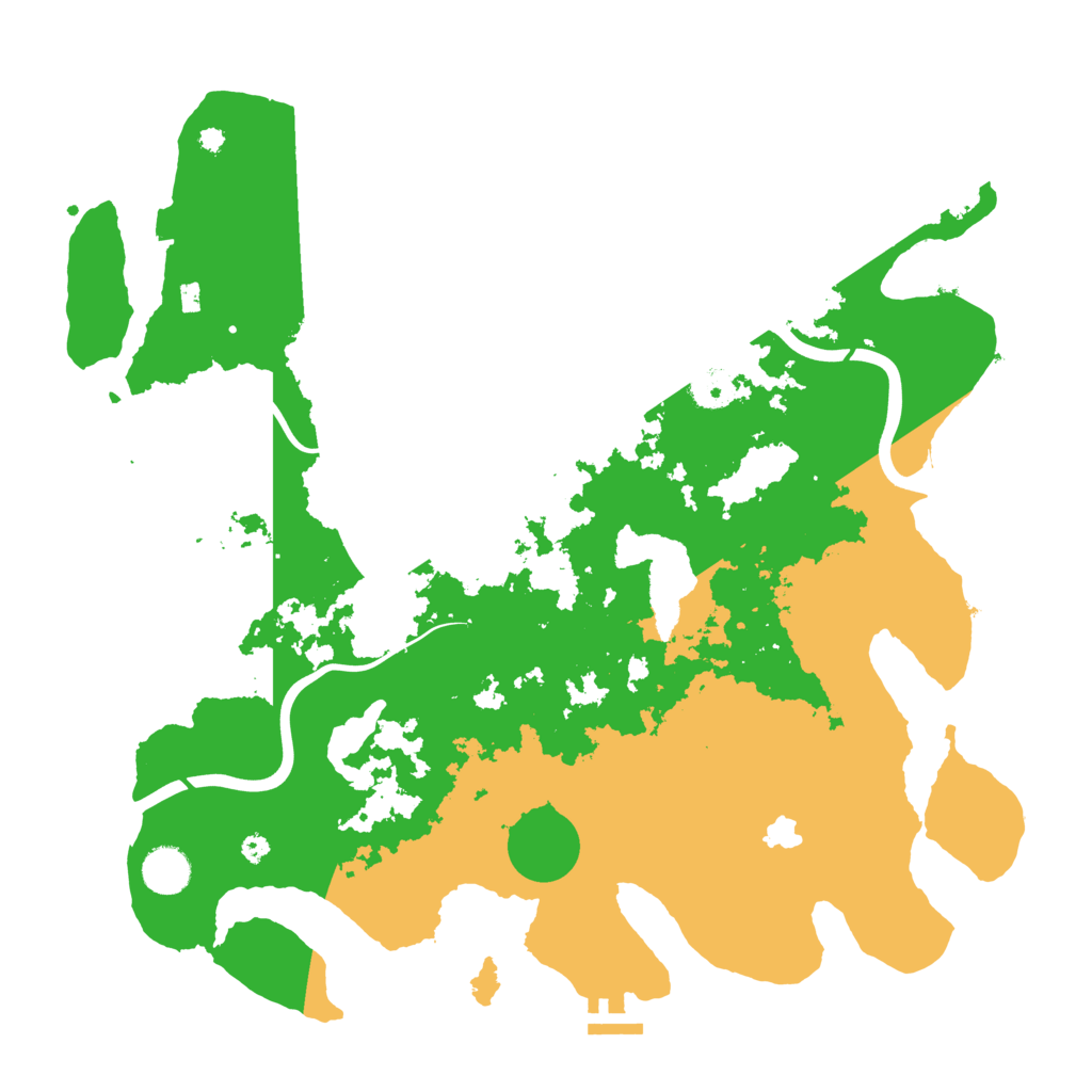 Biome Rust Map: Procedural Map, Size: 4000, Seed: 679682355