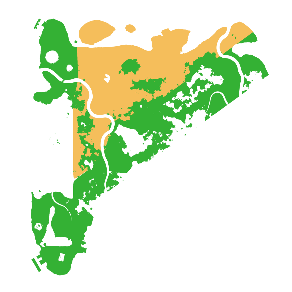 Biome Rust Map: Procedural Map, Size: 4000, Seed: 54254327