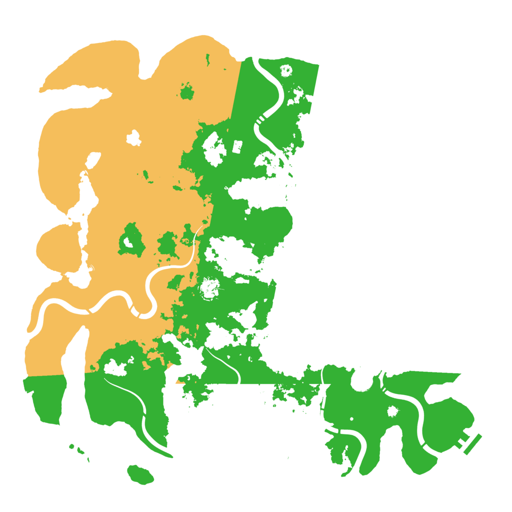 Biome Rust Map: Procedural Map, Size: 4250, Seed: 874486678