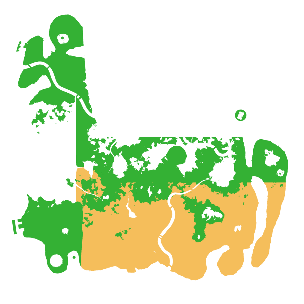 Biome Rust Map: Procedural Map, Size: 4250, Seed: 1542840752
