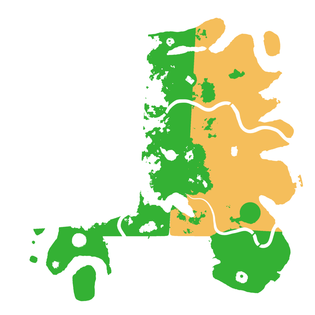 Biome Rust Map: Procedural Map, Size: 4000, Seed: 420024