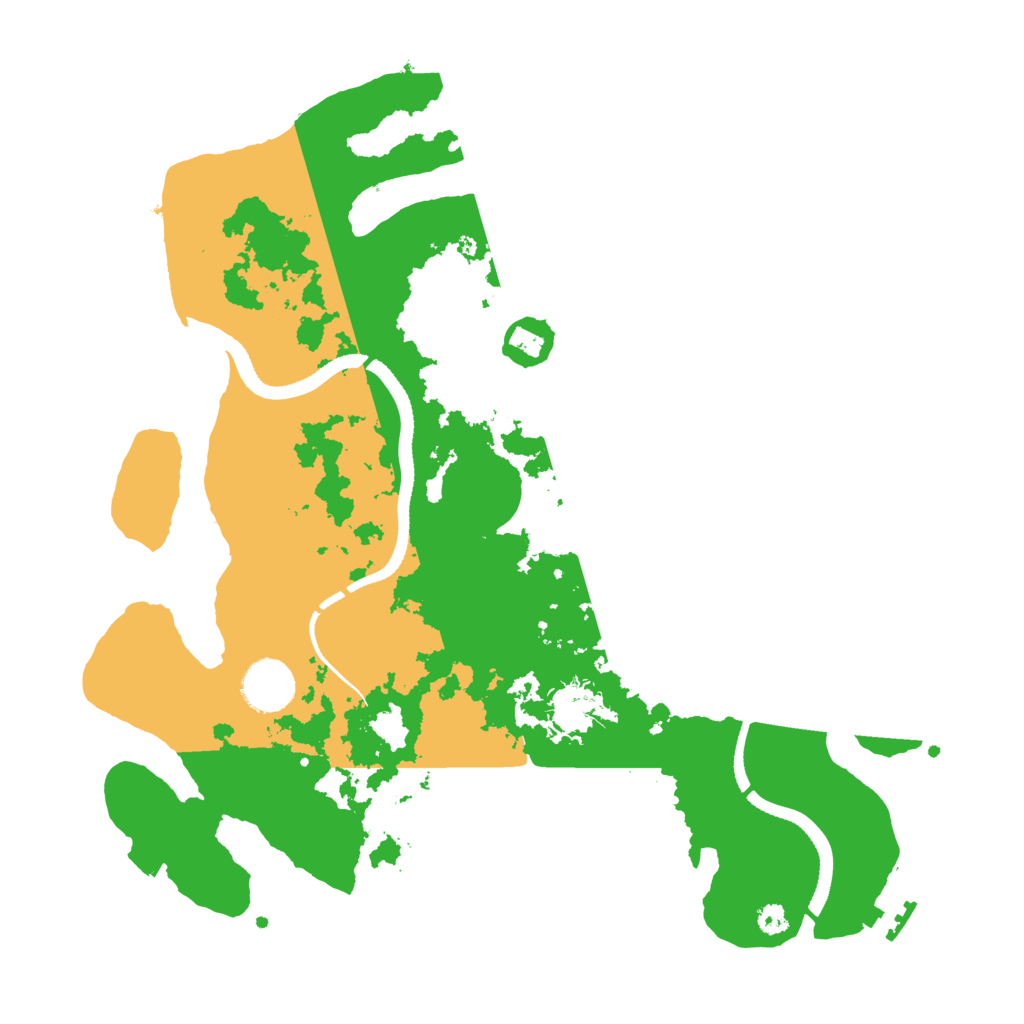 Biome Rust Map: Procedural Map, Size: 3400, Seed: 846445912