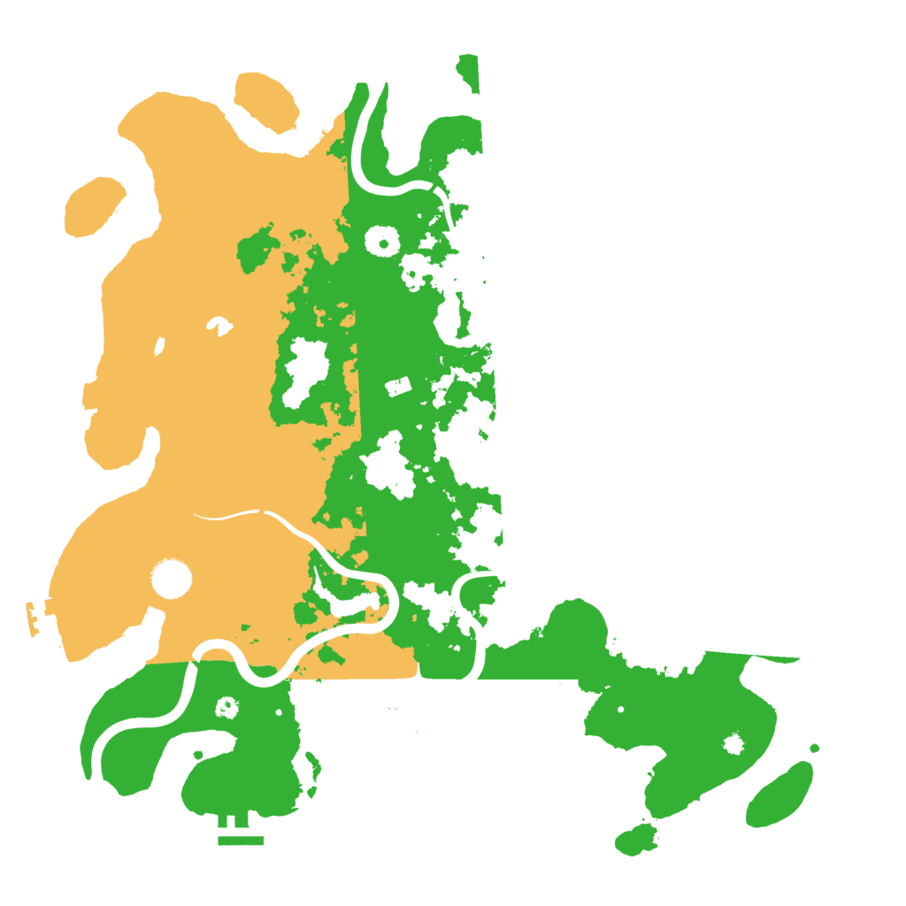 Biome Rust Map: Procedural Map, Size: 4000, Seed: 645361543