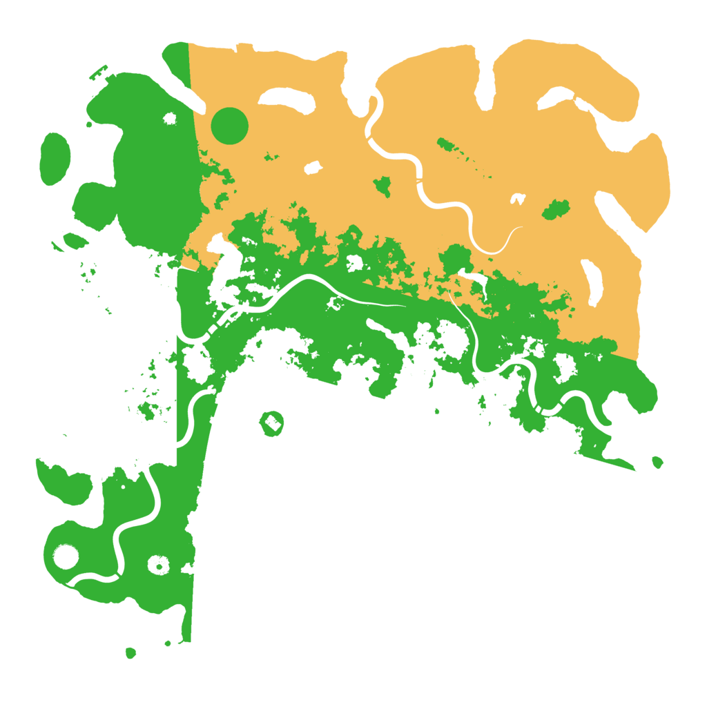 Biome Rust Map: Procedural Map, Size: 5000, Seed: 1084006780