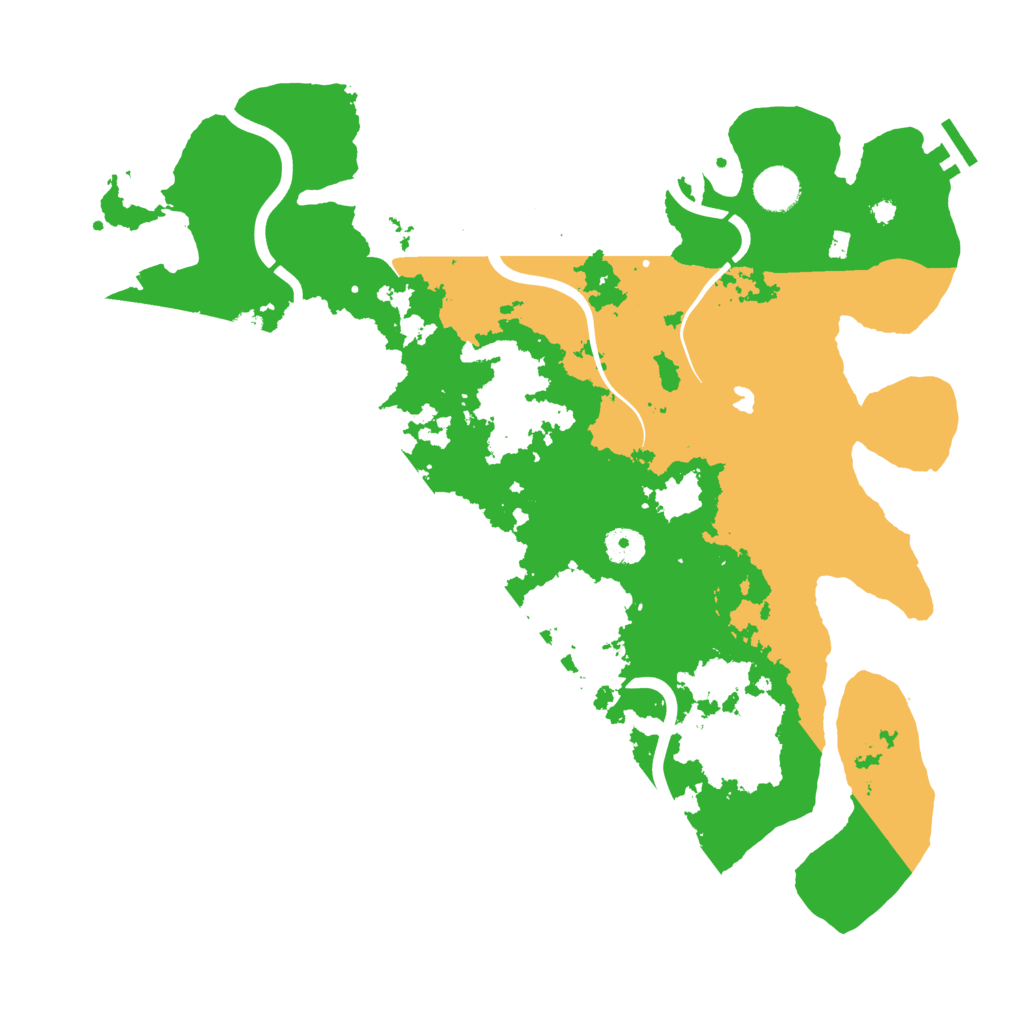 Biome Rust Map: Procedural Map, Size: 4000, Seed: 5424327