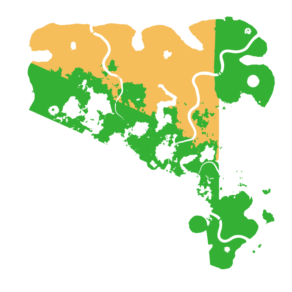 Biome Rust Map: Procedural Map, Size: 4500, Seed: 2090174522