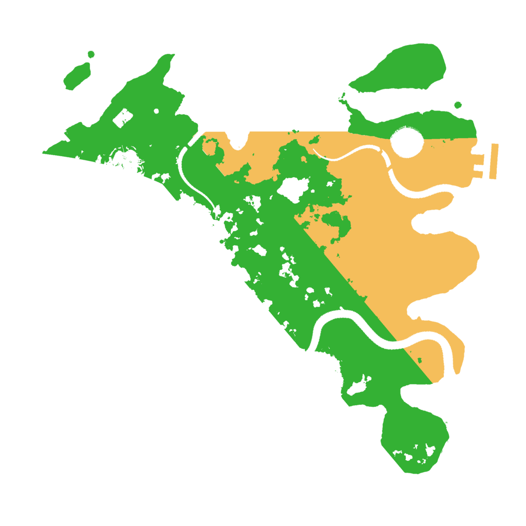 Biome Rust Map: Procedural Map, Size: 3000, Seed: 16317