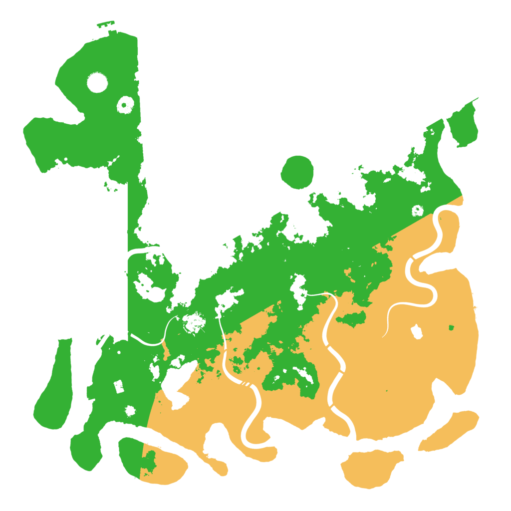 Biome Rust Map: Procedural Map, Size: 4401, Seed: 334753
