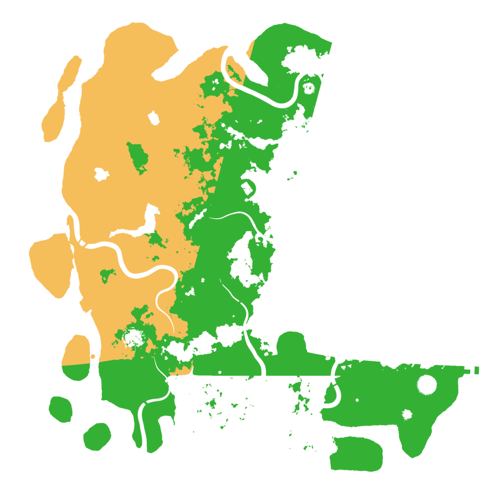 Biome Rust Map: Procedural Map, Size: 4500, Seed: 748816860