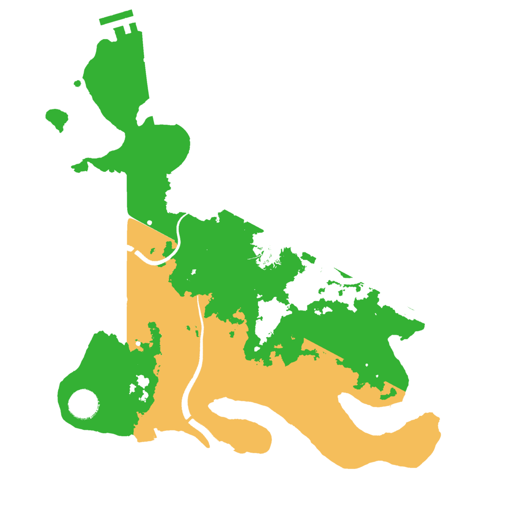 Biome Rust Map: Procedural Map, Size: 3000, Seed: 906417687