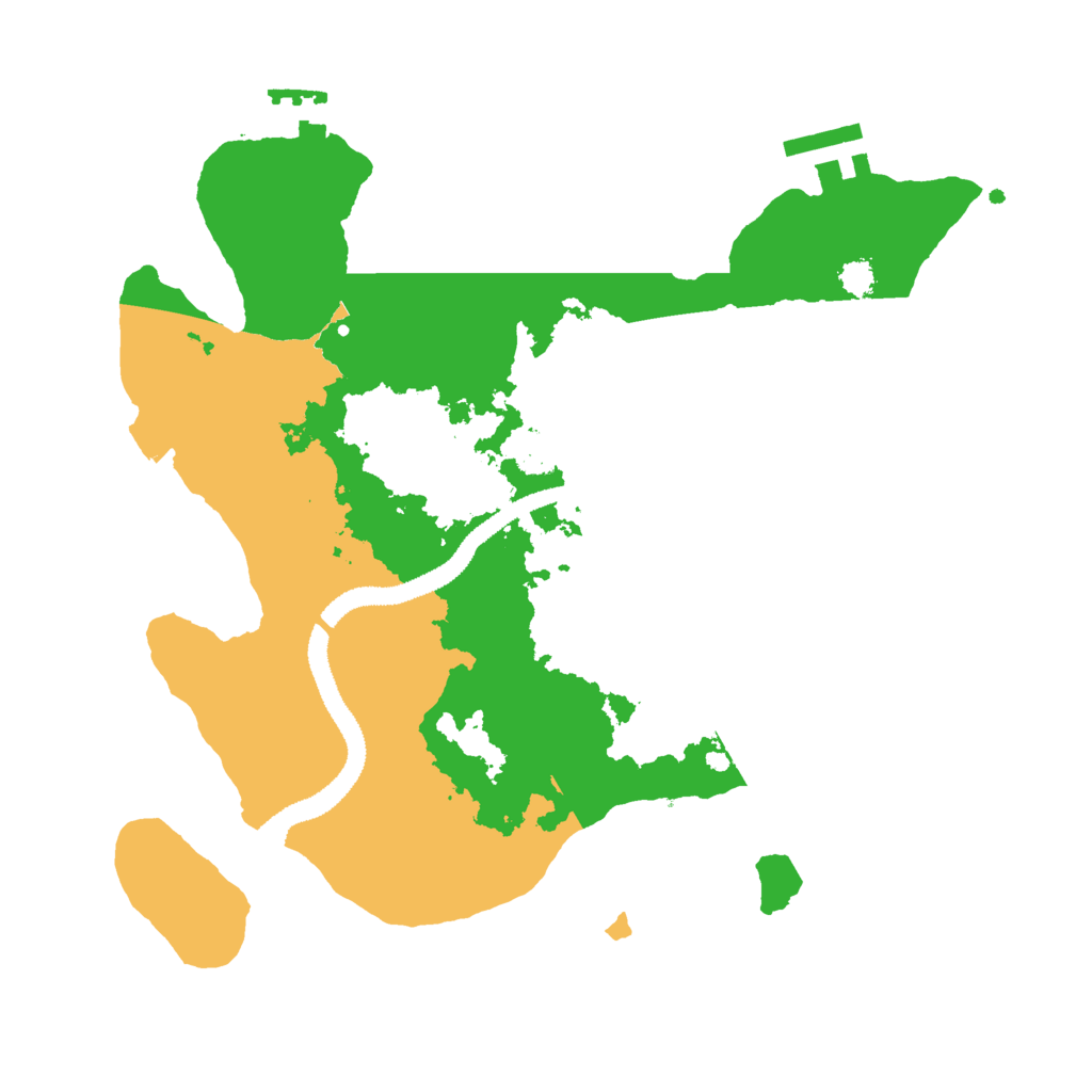 Biome Rust Map: Procedural Map, Size: 2800, Seed: 1868059995