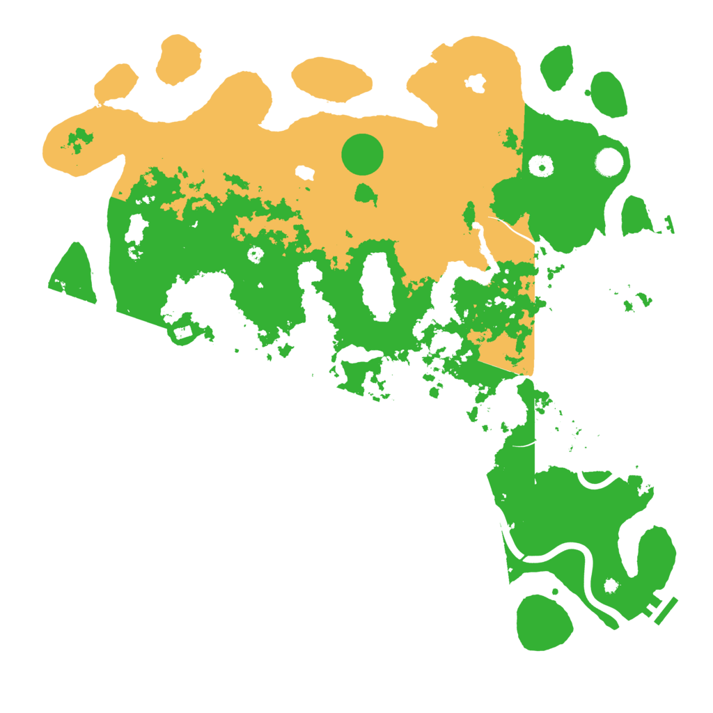 Biome Rust Map: Procedural Map, Size: 4500, Seed: 1488789931