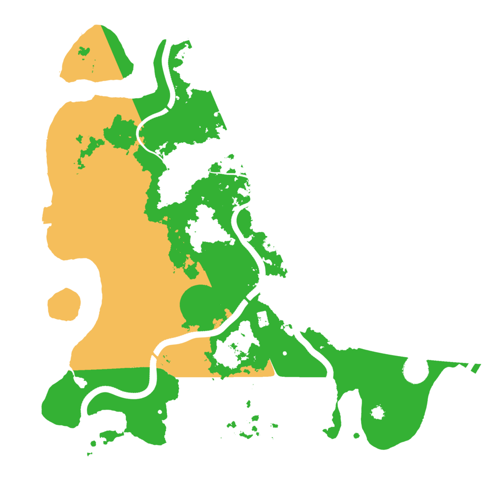 Biome Rust Map: Procedural Map, Size: 3500, Seed: 2011563892