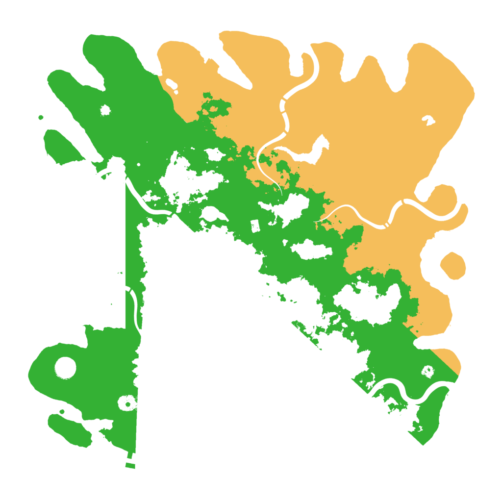 Biome Rust Map: Procedural Map, Size: 4300, Seed: 812803417