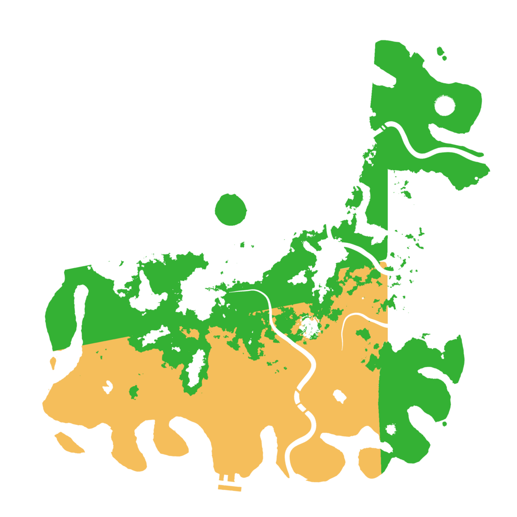 Biome Rust Map: Procedural Map, Size: 4500, Seed: 853449591